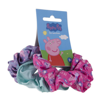 HAIR ACCESSORIES SCRUNCHIES 24 PIEZAS PEPPA PIG