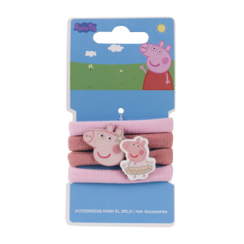 HAIR ACCESSORIES HAIR TIE 24 PIEZAS PEPPA PIG