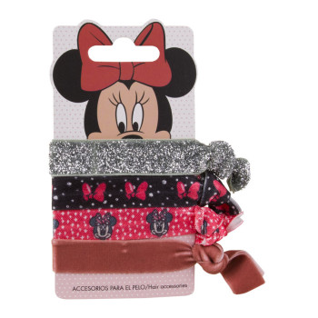 HAIR ACCESSORIES ELASTIC 24 PIEZAS MINNIE