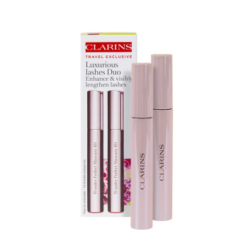 Clarins Mascara Set (2x Wonder Perfect 4D Mascara Nr° 1 Black 8 ml)